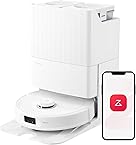 Roborock Qrevo MaxV Robot Vacuum, 7000Pa Suction, Auto Tank Refilling, Auto Dust Emptying, Double Spinning Mop, Reactive Tech Obstacle Avoidance, White