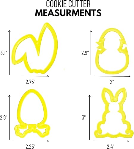 Miniatura 4 de Cookie Cutter Kingdom - Cortadores de galletas - Molde cortador de galletas perfecto para pasteles, galletas y sándwiches (paquete de 4 unidades)