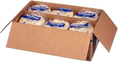 Kronos Frozen Original Flat Authentic Pita Bread, 6 inch -- 120 per case.