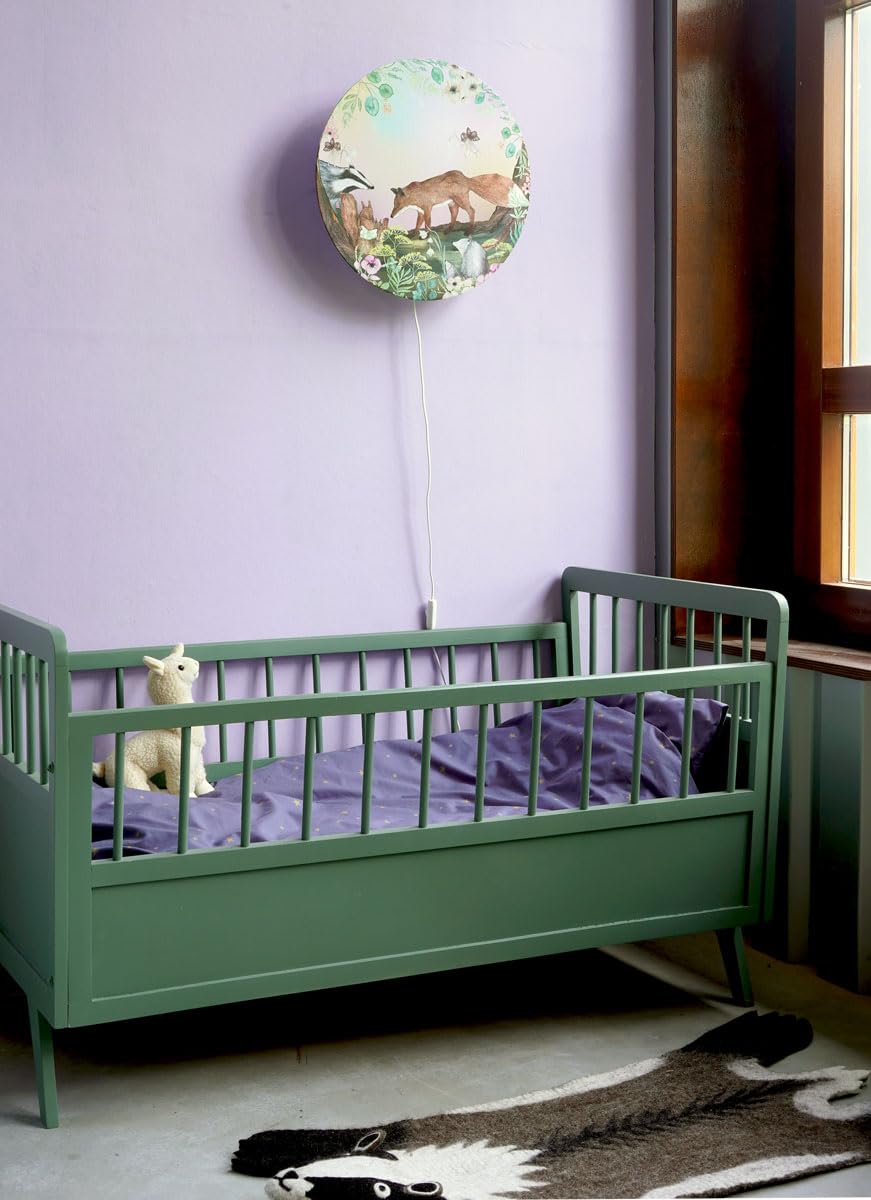 Sommernacht Wandlampe | Für Baby- & Kinderzimmer | Kinderzimmerdesign | Handgemalt & nachhaltig