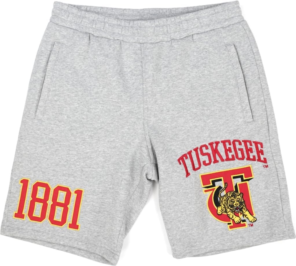 Big Boy Tuskegee Golden Tigers Mens Sweat Short Pants [Grey] - ID#44925-79-208-0-0
