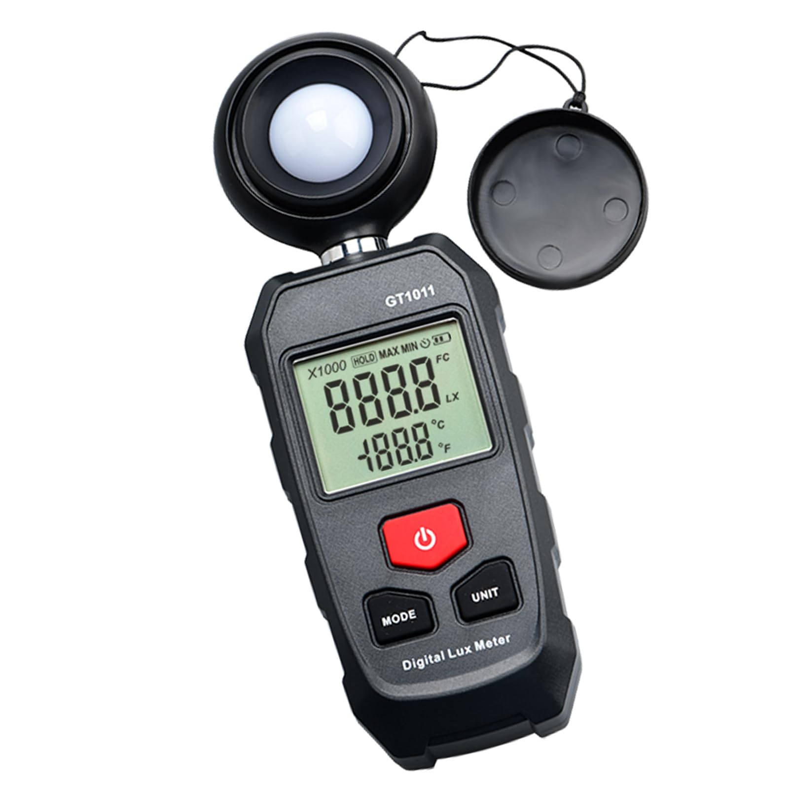 Luminance Tester Illuminometer Light Meter with Digital Readout for Precises Brightness Analysis in Multiple Environment Light Intensity Meter Gauge