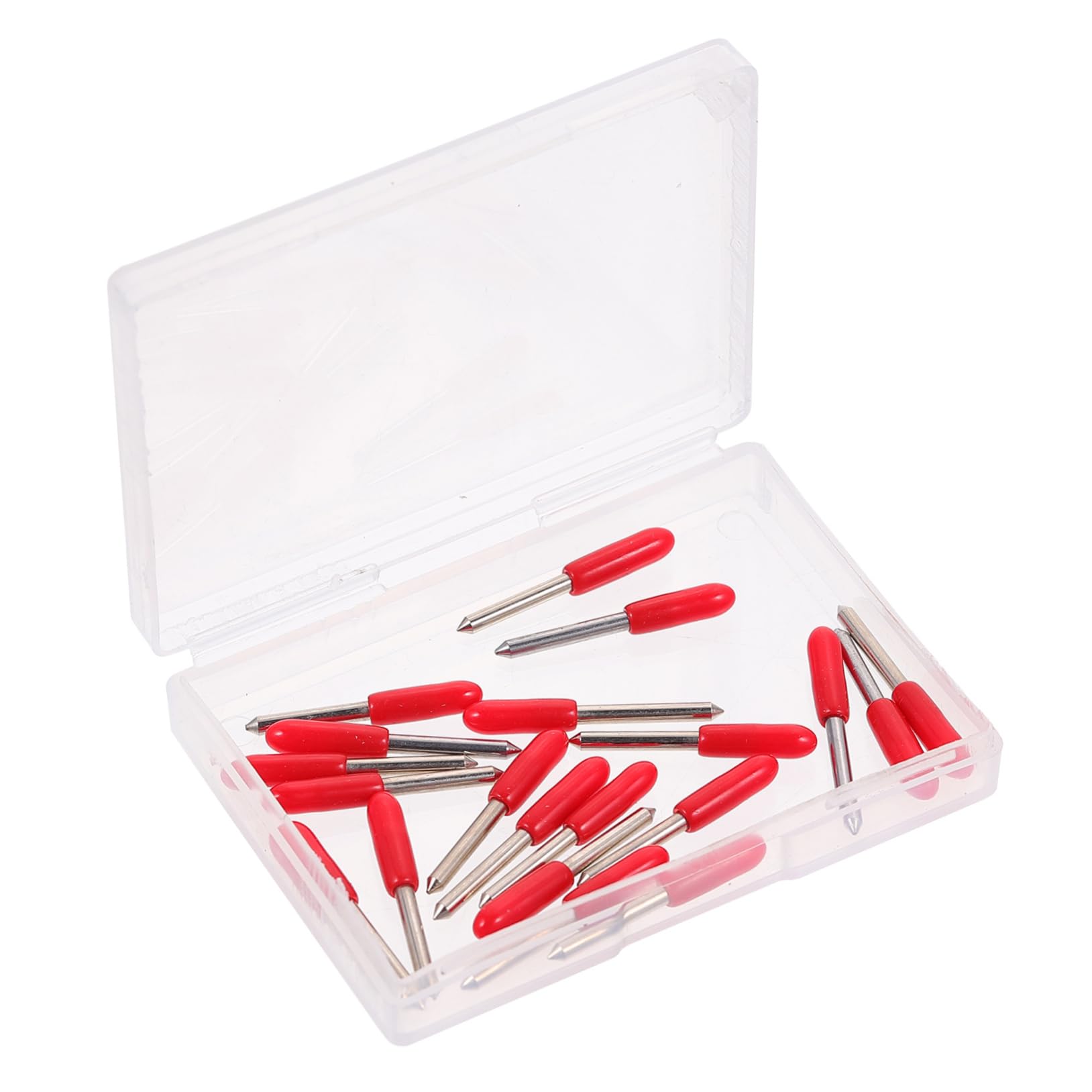 Gogogmee 20pcs Tungsten Engraving Cutters for Cutting Plotter Lettering Blades Angle for Vinyl and Reflective Films Smooth Precision Cutting