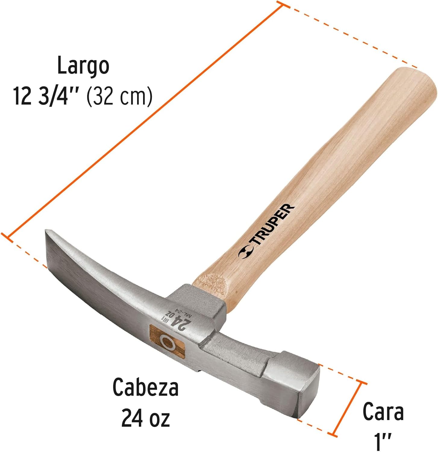 TRUPER ML-24 Bricklayer s Hammer 24Oz (680g)