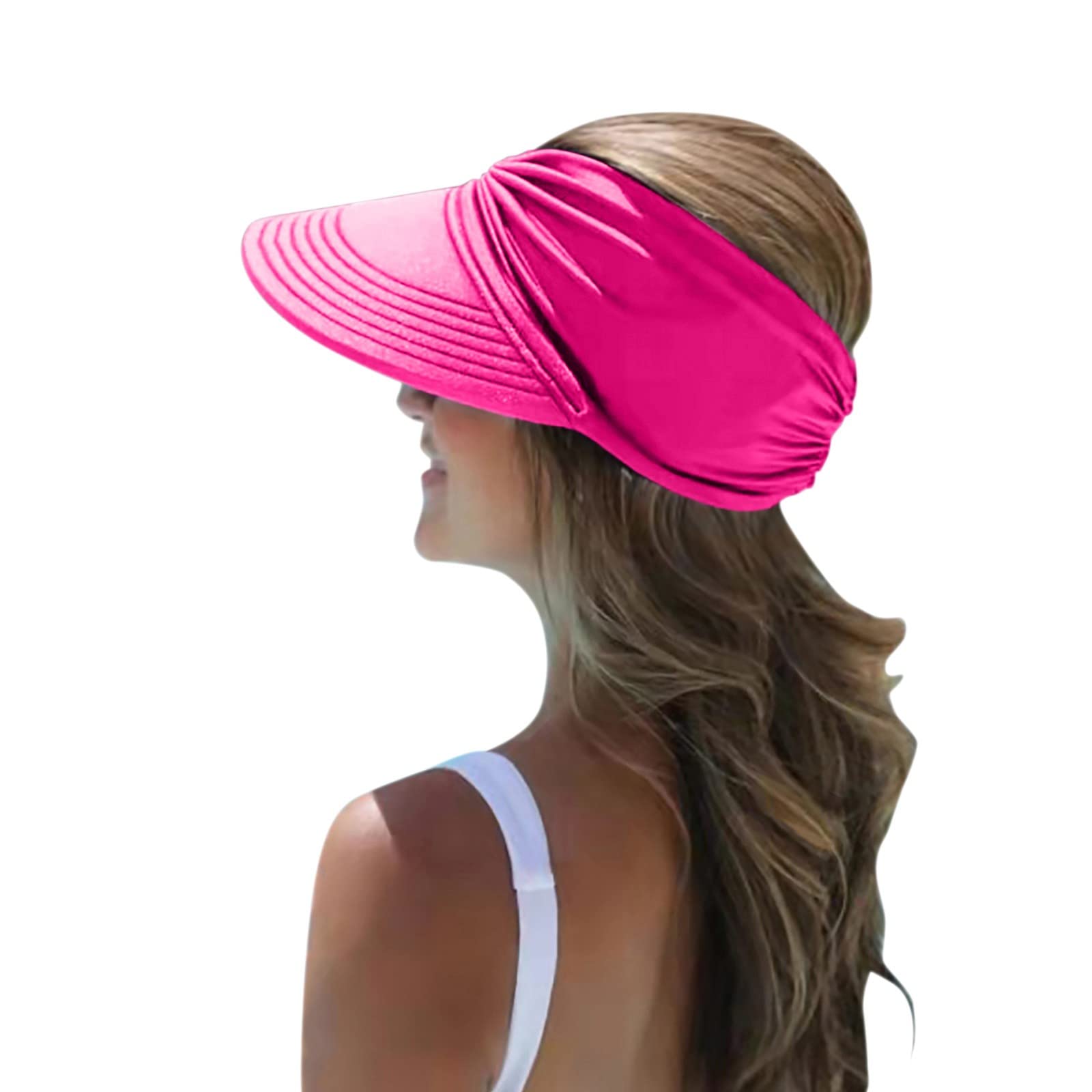 DJYQLCWA Sombrero de Unisex Sombrero de Paja Sombrero Sombrero Ancho con Visera para Mujer de Verano Deportiva para la Playa Sombreros Paja Baratos