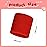 Bememo 12 Pack Wrist Sweat Bands for Women and Men, Sports Wristbands, Tennis Sweatbands, Moisture Wicking Neon Colored Wristband for Working Out, Football, Basketball(2.36 Inch,Bright Red)