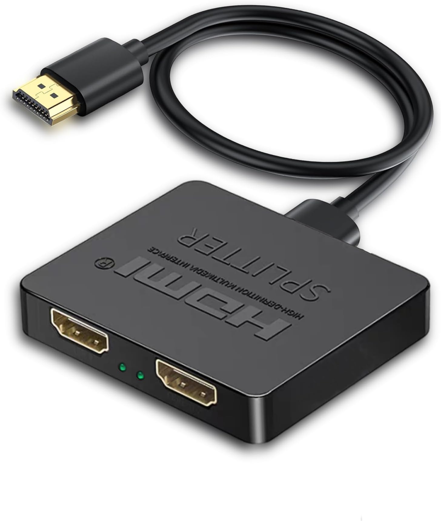 Amazon.com: HDMI Splitter 1 in 2 Out 4K with Audio Synchronization ...