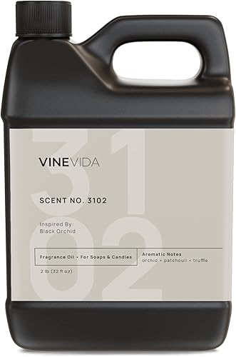 Miniatura 869 de VINEVIDA [4 onzas] Aceite de fragancia de madera de teca de caoba para fabricación de velas y fabricación de jabón, aromas de velas prémium para