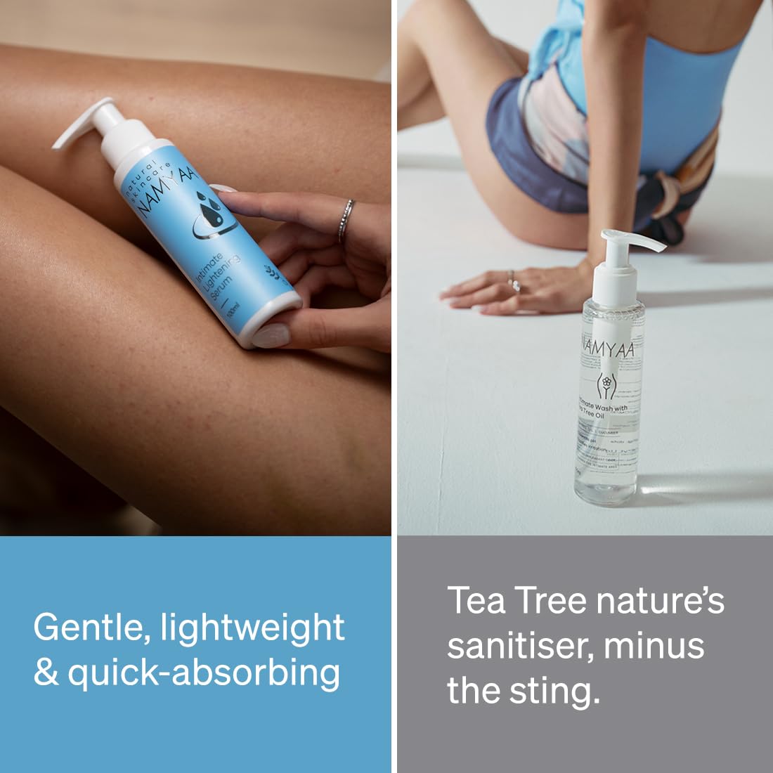 Namyaa Intimate Lightening Serum and Hygiene Wash for Men and Women, 100 gram each 1