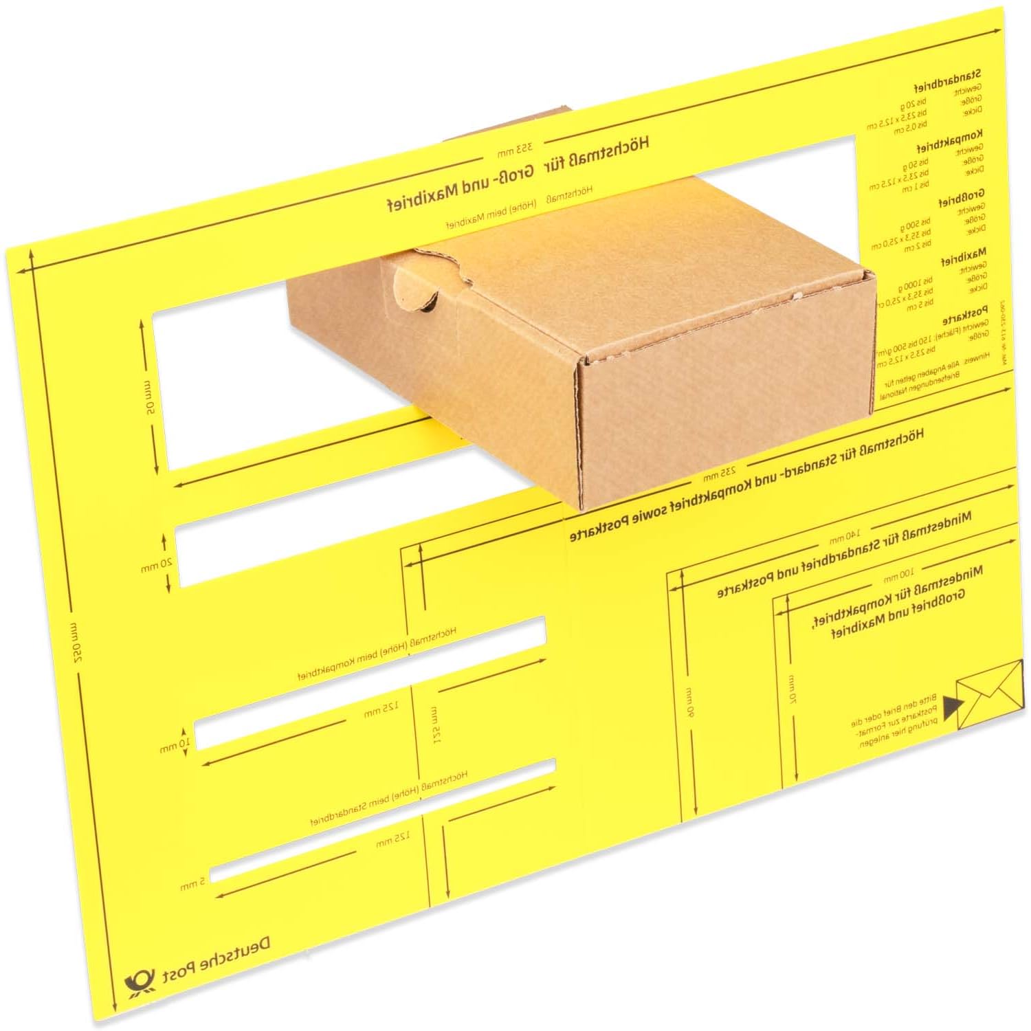 1000 Maxibriefkartons 160 x 110 x 50 mm MB-1 braun stabil Maxibrief Karton Faltschachtel Versandkarton für Post DHL Versand DIN A6 Warensendung Büchersendung Versandschachtel (1000 Stück)