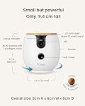 Furbo Mini 360° [Subscription Required] New 2K QHD Pet Camera - Unlock w/Paid Plan: Dog & Cat Safety Alerts, Rotating Treat Toss w/ 2-Way Speaker Smart Cam (Low Risk, 3mo Min. Cancel Anytime)