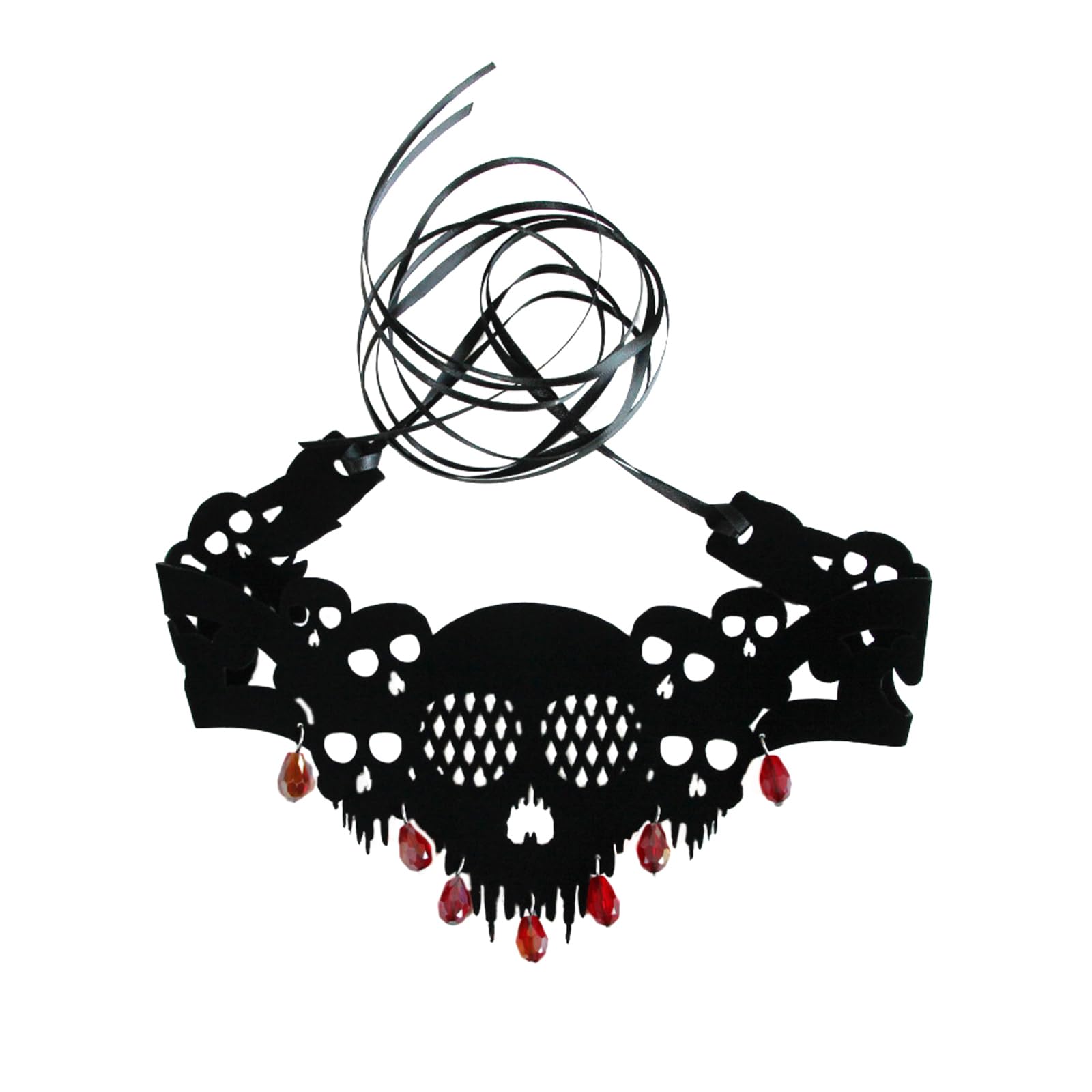 Fashion Skull Necklace For Women Girls Exquisite Necklace With Crystal Pendant Short Chain Bestie Halloween Gifts Gothic Chokers For Women Gothic Choker Chokers Teen Girls