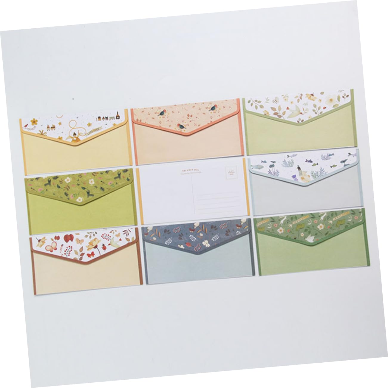 Homoyoyo Lot Papeterie A5 Papier à Lettres Et Enveloppes Fleuris, 60 Feuilles 30 Enveloppes