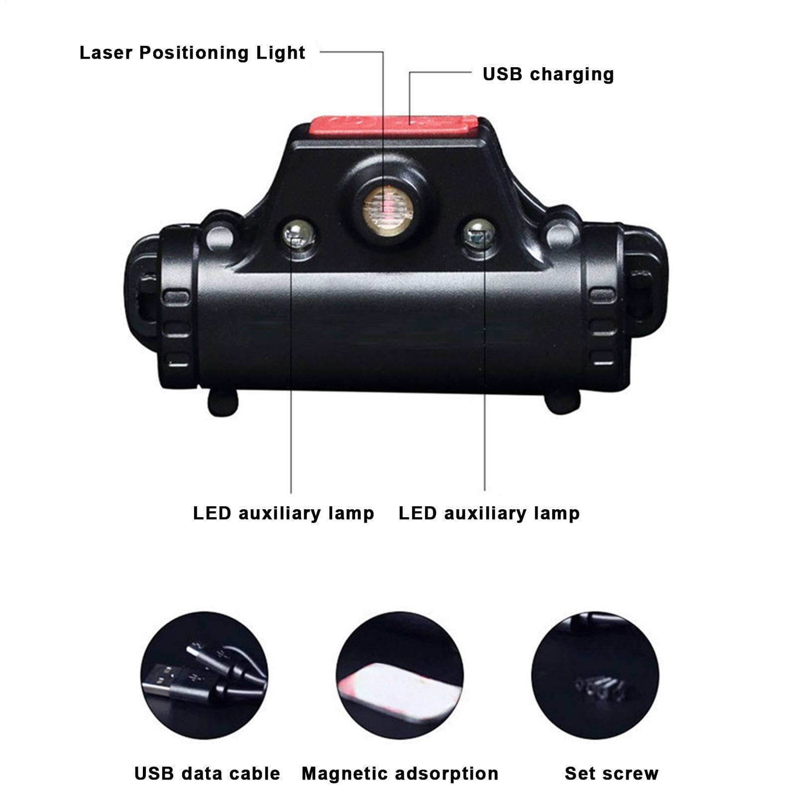 Appareil d'équilibrage des Roues - Point de Mesure Infrarouge - Bloc de Plomb - Lumière d'équilibrage des pneus - Port de Charge USB - 2 lumières LED