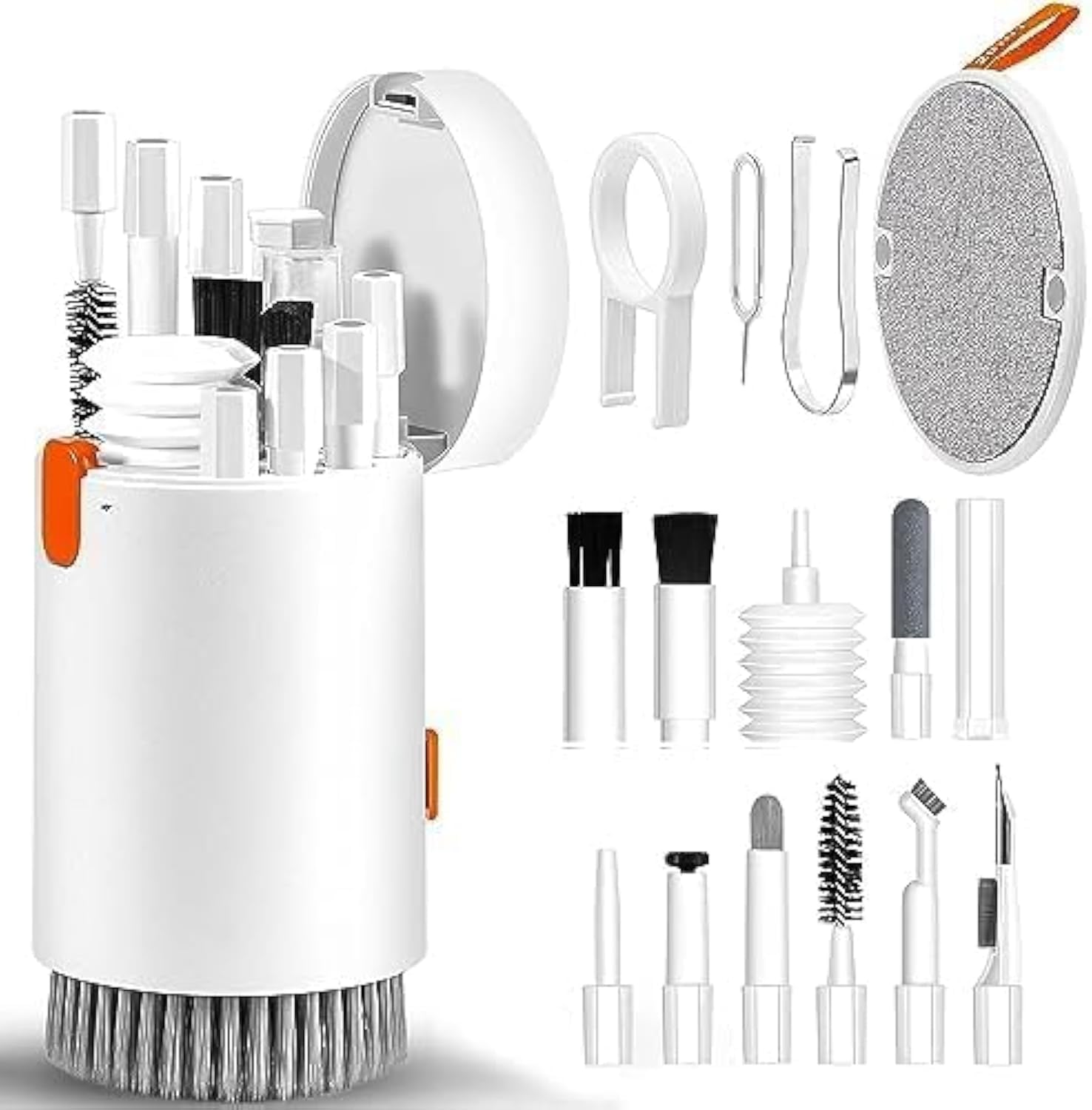 KEPTFIT 20 in 1 Multifunctional Cleaner Kit for Electronic Devices, Keyboard Cleaning Brush, Headphones Cleaner Kit for AirPods, Multi-Tool for Cleaning Laptop, Keyboard, Earbuds, Camera, Cellphones