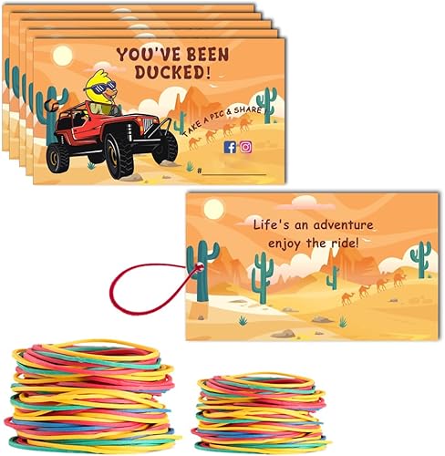 Etiquetas de pato, You've Been Ducked, etiquetas de pato de pato, etiquetas de patito, etiquetas de tarjetas de juego de pato para pato, paquete de