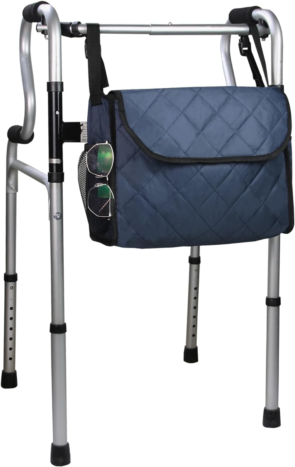 Mochila para Silla de Ruedas, organizadores de Almacenamiento para sillas de Ruedas para andadores, andadores, Scooters, Accesorio de Mano Grande para Colgar en la Espalda,Black