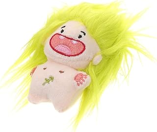 Toyvian Sleeping Plush Pillow Plush Troll Dolls Cute Mini Trolls Lucky Doll with Chromatic Hair Cute Little Guys Action Figures Soft Stuffed Cuddle Pillow Stuffed Doll Plush Toy