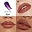 FAFAMOON Neutral Brown Peel Off Lip Stain Tints, Liquid Lipstick Lip Stain Long Lasting Waterproof for Women, Non-stick Cup Lipstick Peel Off Highly Pigmented Not Faded Smudge-proof Easy to Apply, 04