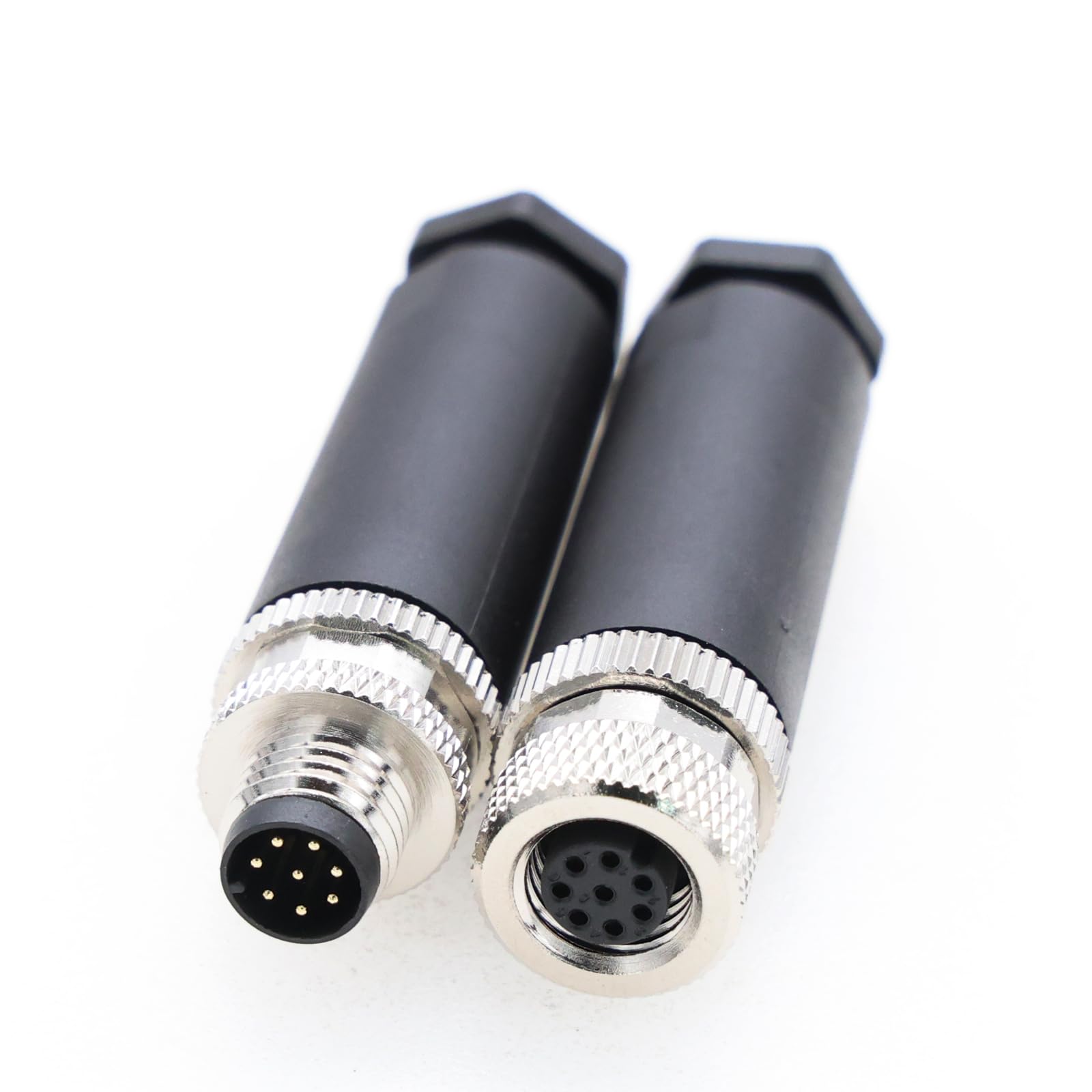 M8 8 Pin Male & Female A Code Plug Industrial Circular Sensor Connector Aviation 8mm Waterproof IP67 Connector