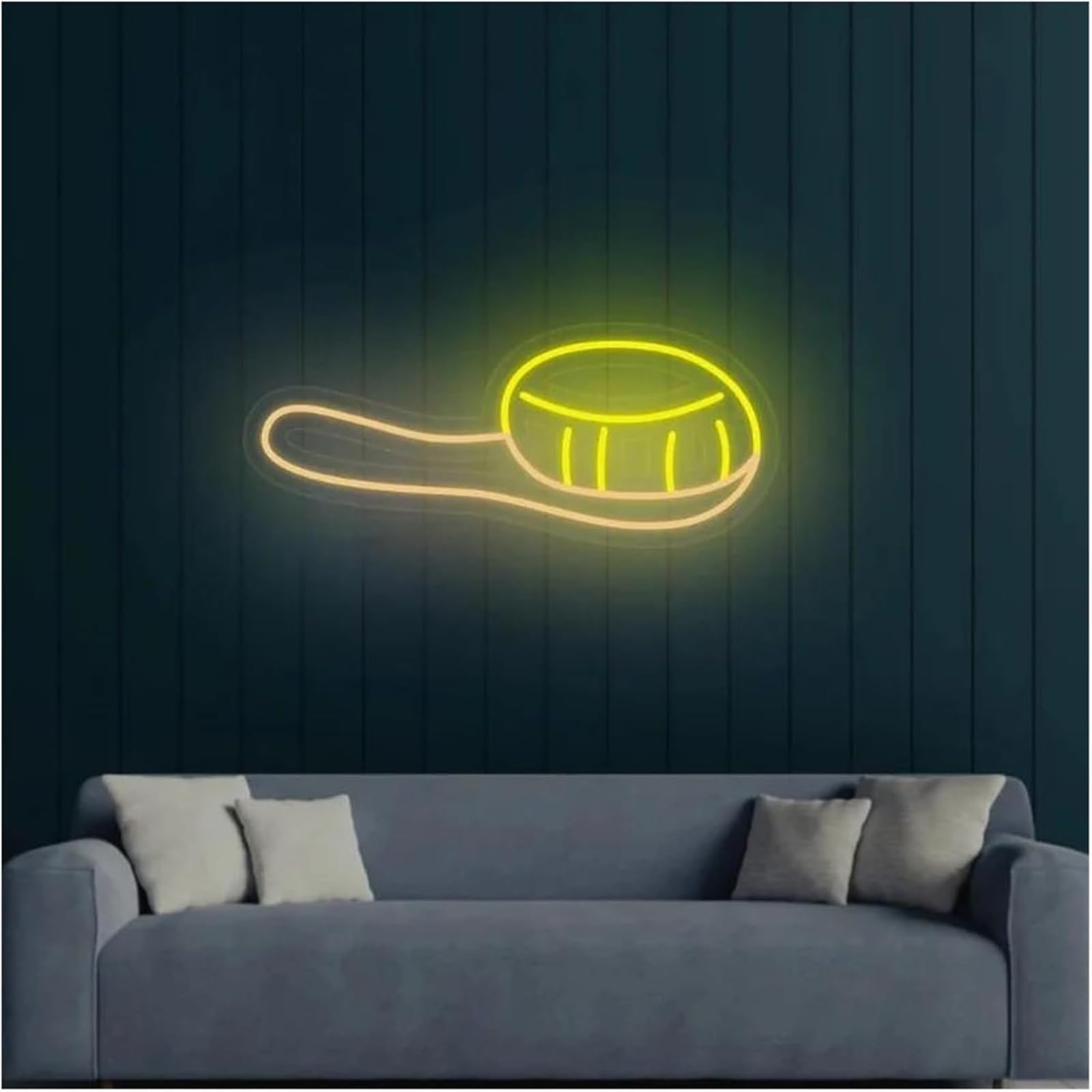 Lampada al per neon calmante per spazzola per capelli, alimentata, luminosità regolabile, pettine, per luci(F)