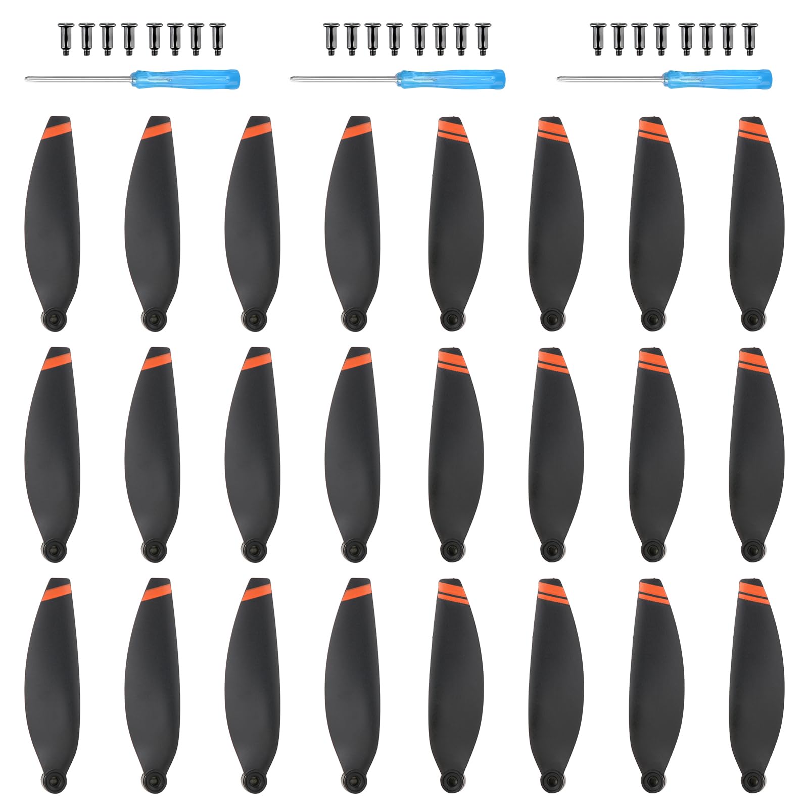 Exclusive Screws and Screwdriver Set for DJI Mini 2 SE Propellers - 24 Pcs Replacement Blades Kit for Drone Accessories