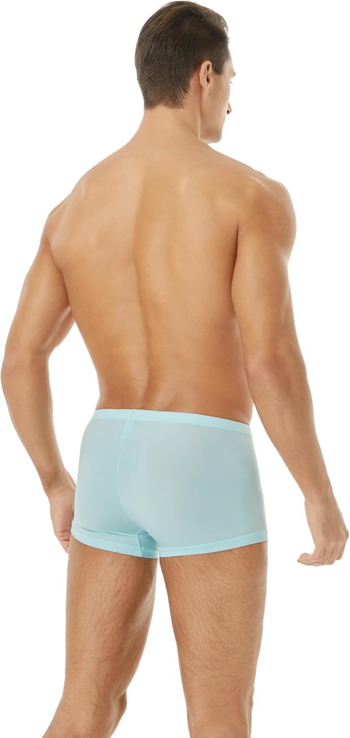 Gudan Mens Silky Underwear Short Leg Boxer Briefs Pack Health to Wear - Image 7