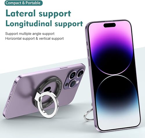 Miniatura 5 de Soporte magnético de anillo de teléfono para MagSafe - Soporte magnético de JCHIEN para teléfono compatible con iPhone 15, 14, 13, 12 ProPro