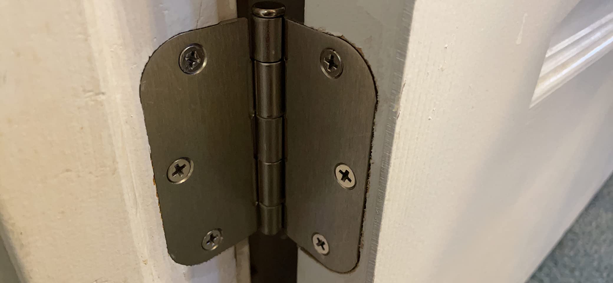 3.5" Door Hinges, 5/8" Radius photo review