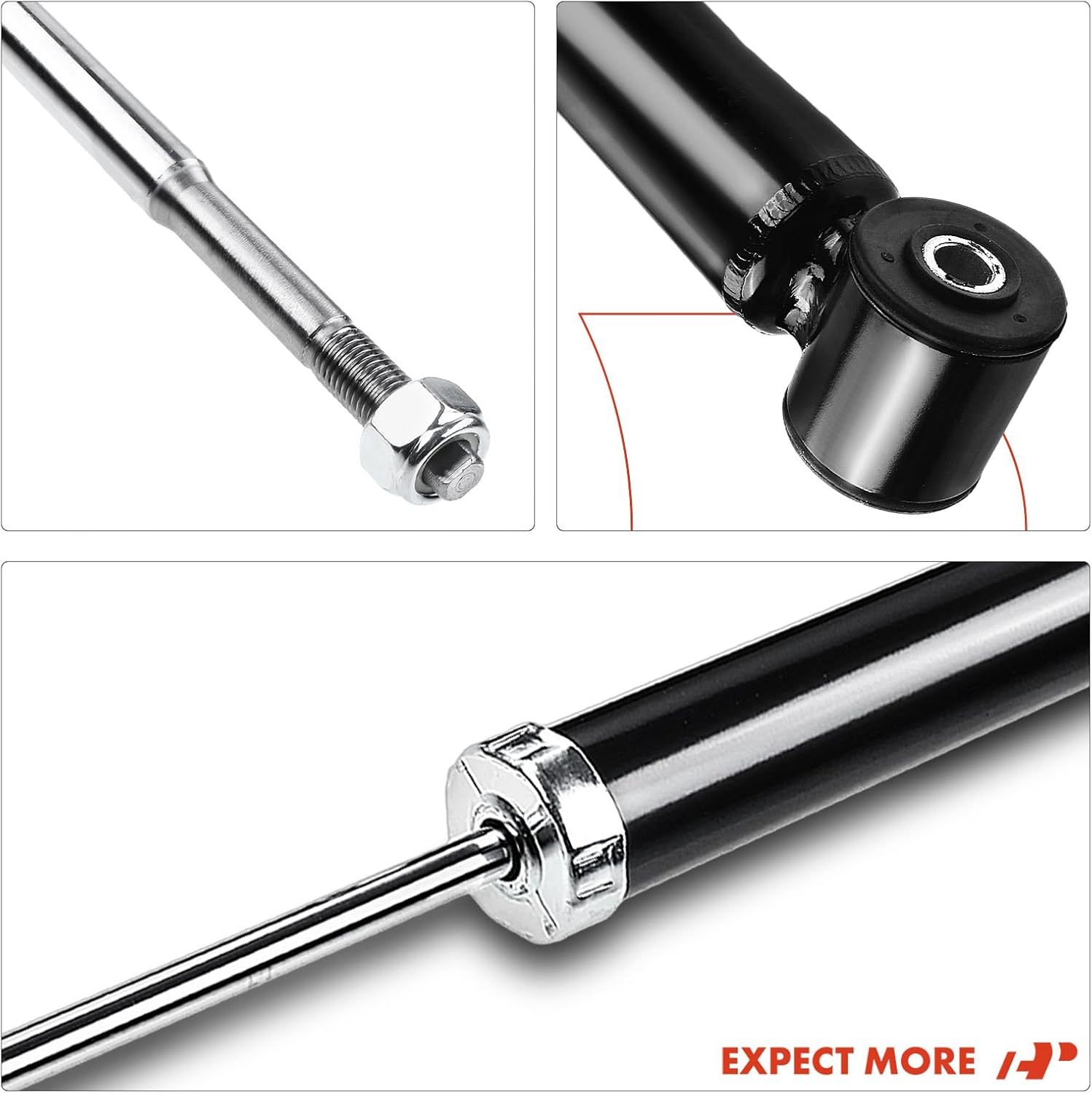 A-Premium Rear Pair (2) Shock Absorber Compatible with Honda Odyssey 1995-1998 & Isuzu Oasis 1996-1999, Driver and Passenger Side