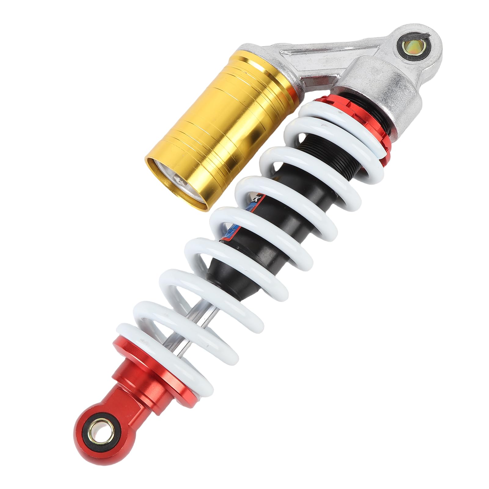 Dilwe Amortyzator Motocyklowy Regulowany Amortyzator Sprężynowy 280 Mm Stop Aluminium i Stal Sprężynowa Zawieszenia dla ATV Quad Dirt Bike Go Kart Scooter