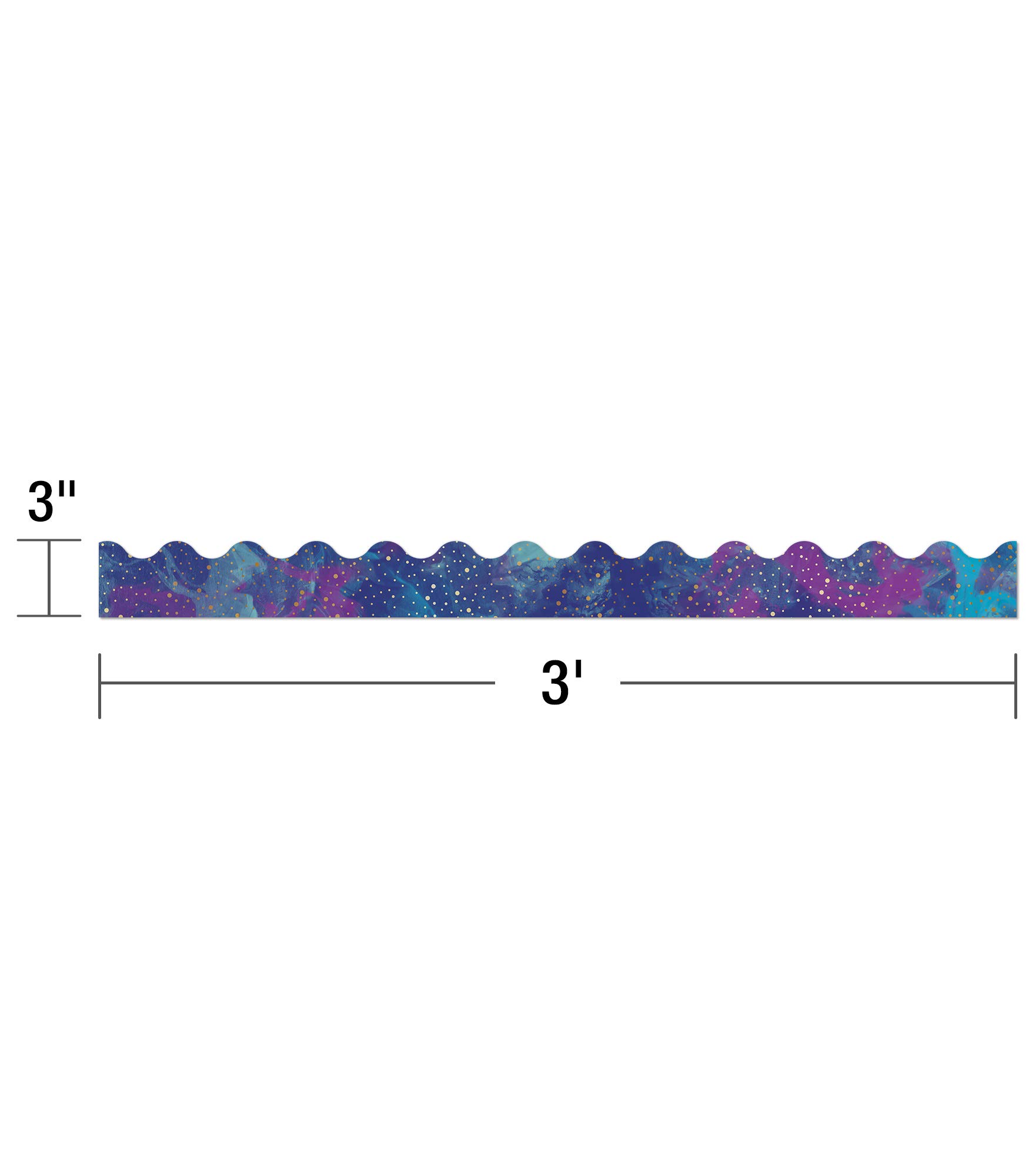 Galaxy Bulletin Board Border - 39ft, Polka Dots -4 Galaxy Bulletin Board Border - 39ft, Polka Dots -4