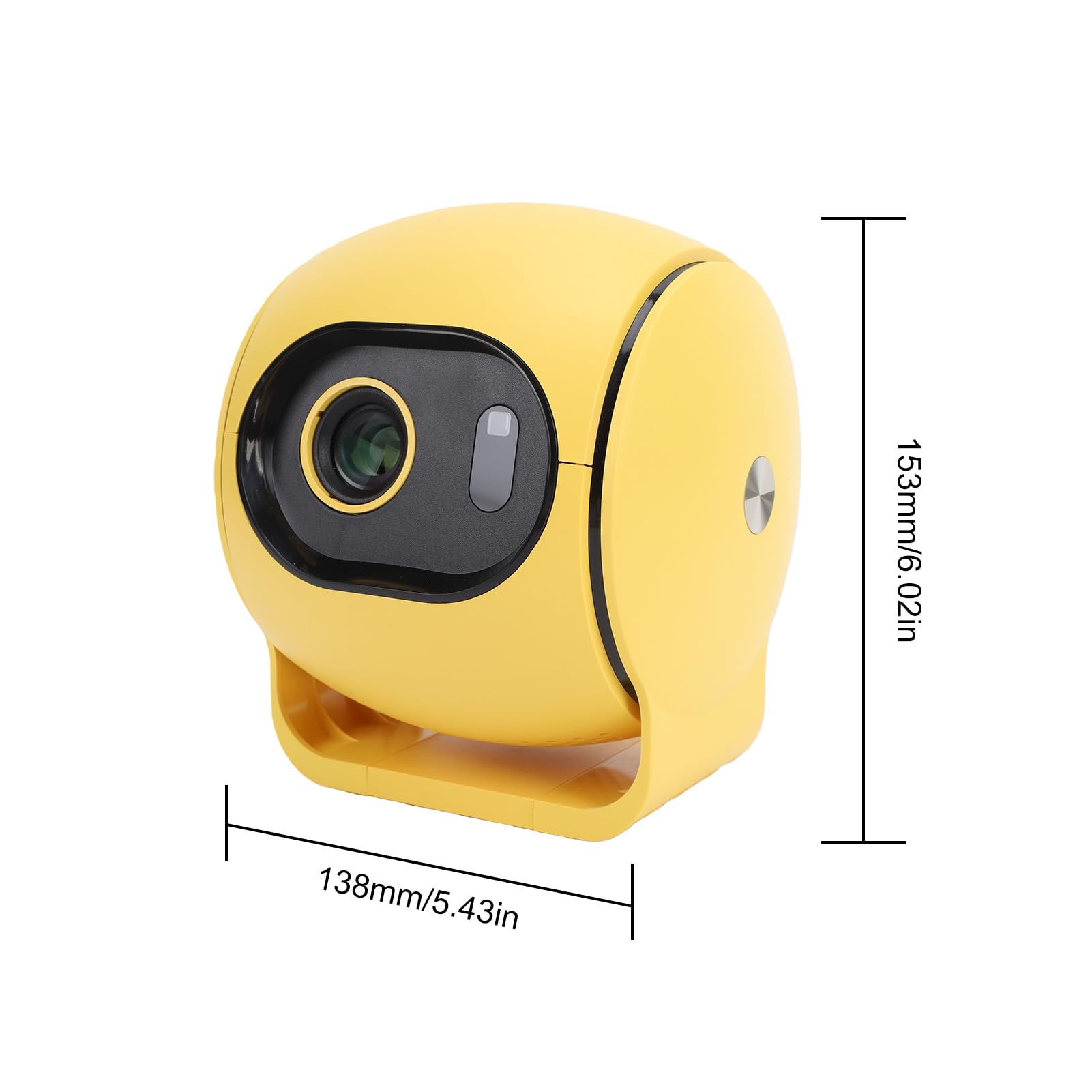 Generic Mini Proiettore 4K, Proiettore Home Theater a LED con 14.0, Messa a Fuoco Automatica, 150 ANSI, Display da 30 a 200 Pollici, per la Visualizzazione di Film in Casa (Spina europea)
