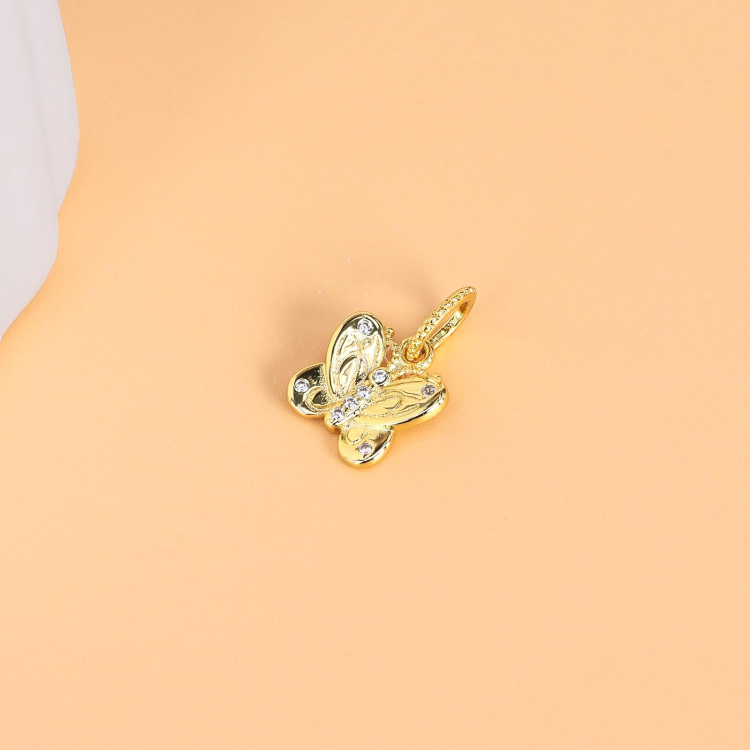 Nbsameng S925 Sterling Silver Charms Bead Compatible for Pandora Bracelets and Necklaces, DIY Jewelry for Women, Golden Butterfly - Image 4