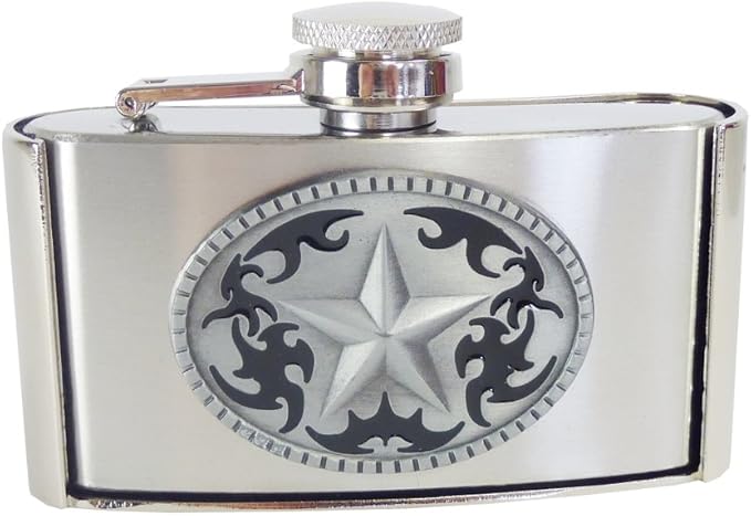 flask belt buckle