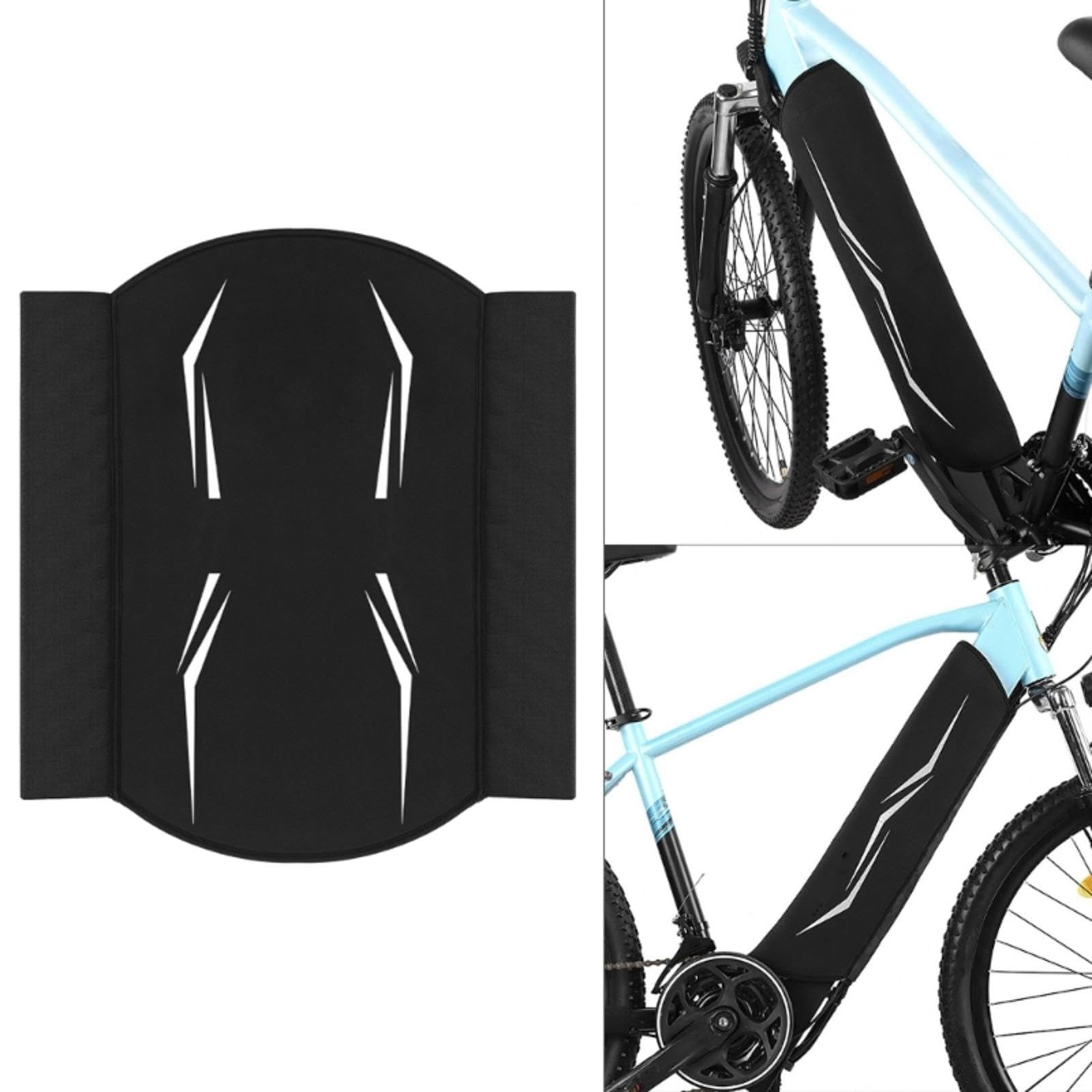 Beleuchtete reflektierende E-Bike-Akku-Schutzhülle, Ebike-Schutz, Rahmenschutz, wasserdicht