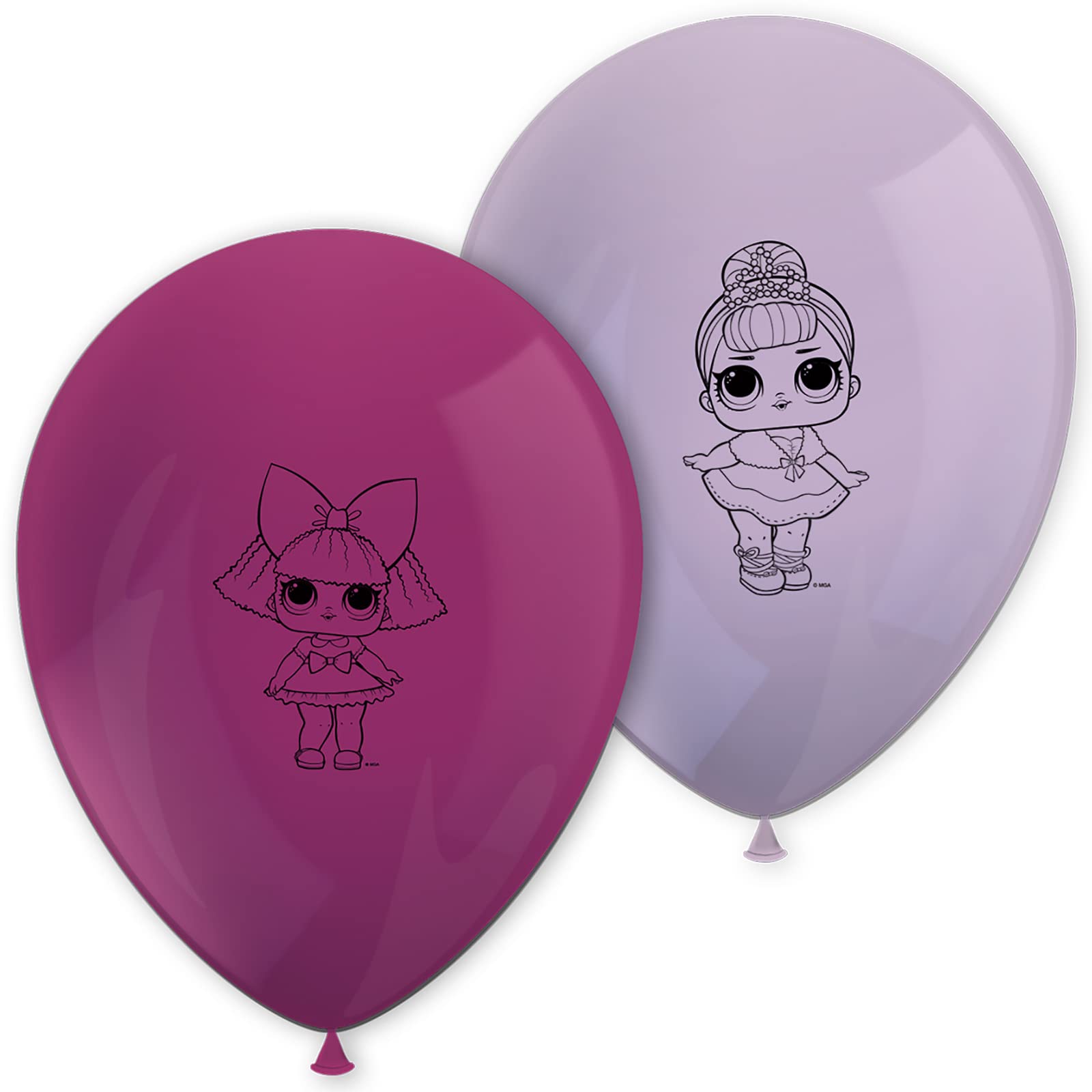 Procos 6er Pack Süßigkeitenbeutel Mit Bunten Luftballons – 23x16,5 Cm | Perfekt Für Geburtstagsfeiern