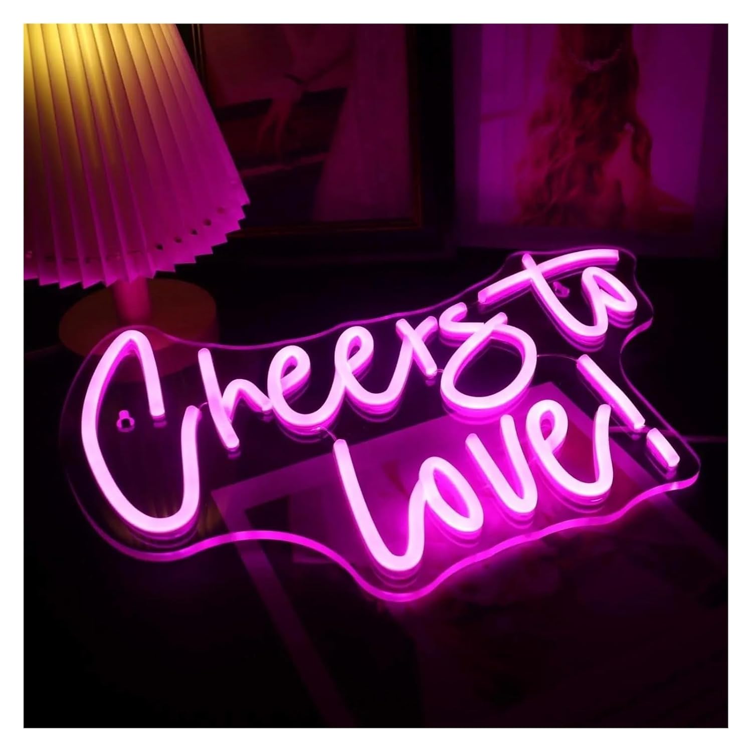 ネオンサイン ウェルカムボード インテリア 装飾 薔薇 パーティー