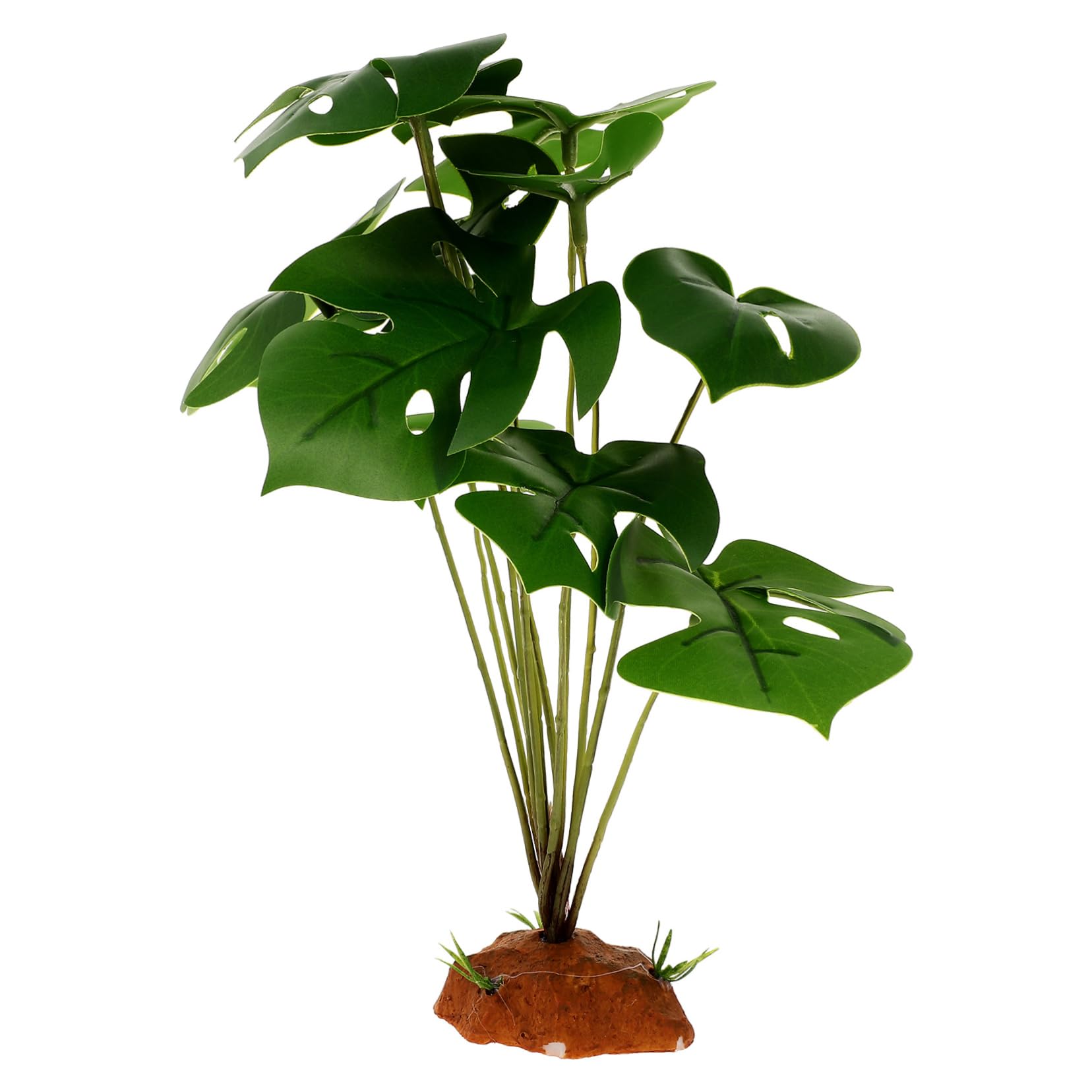 HOLIDYOYO Vivid Decorative Plant Ornament for Reptile Habitat Safe Artificial Terrarium Decor for Geckos Snakes and Amphibians Enhances Tank Aesthetics and Pet Enjoyment