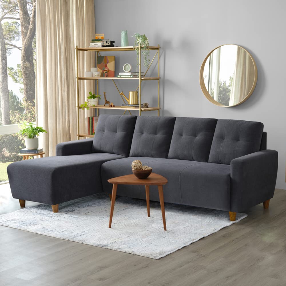 Sleepyhead Yolo 5 to 6Person Sofa Lhs L Shape Sofa Set (Fabric