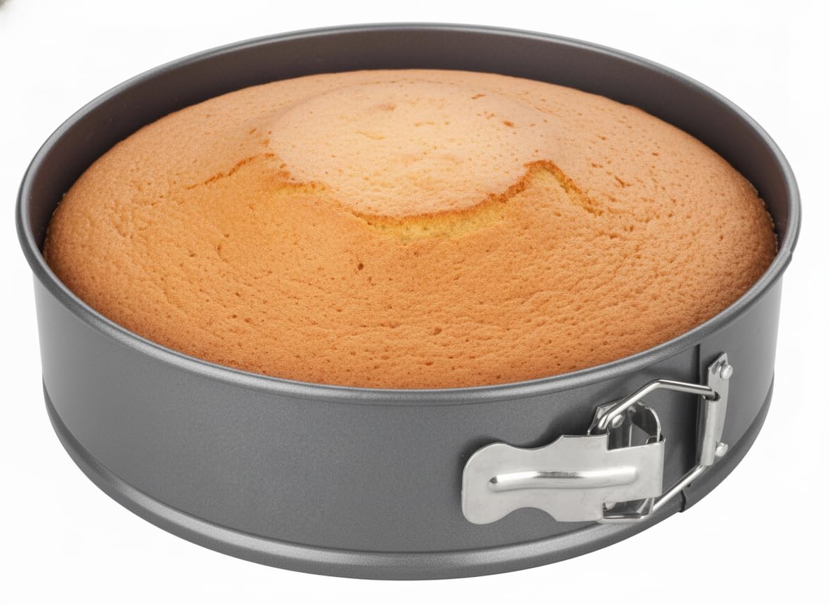 Chef Aid Moule à Gâteau Rond Amovible Antiadhésif 20cm Base Démontable