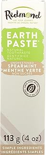 Redmond Natural Spearmint Toothpaste, Non Fluoride, 4 Ounces (Pack of 1)