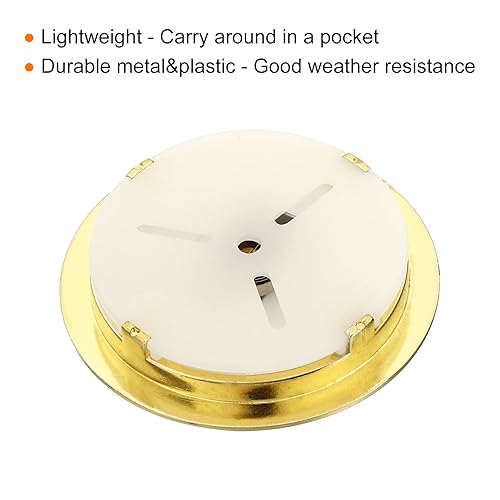 Miniatura 4 de PATIKIL Mini termómetro para interiores y exteriores de 1.69 pulgadas, monitor de temperatura Celsius/Fahrenheit, no requiere batería para sala de