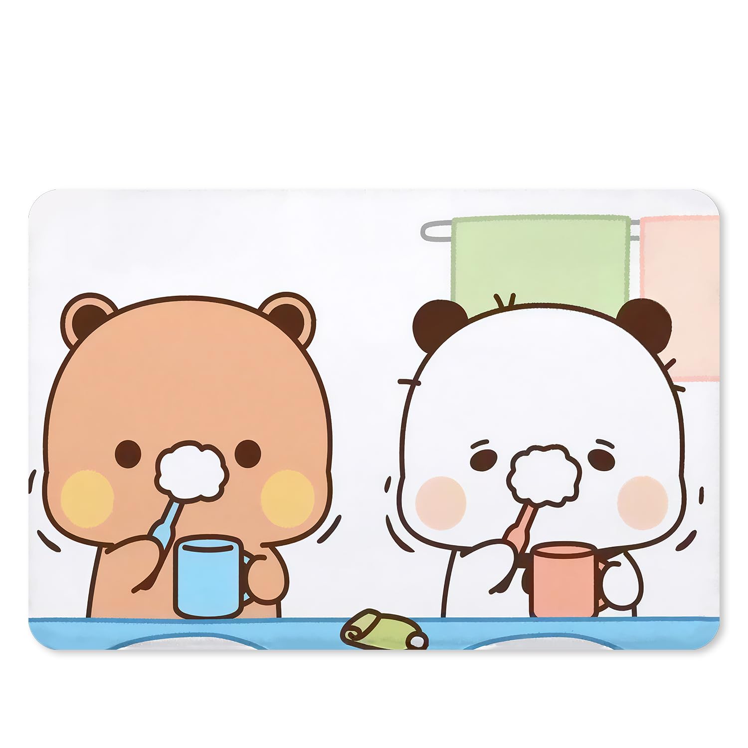 Onperpoe Tappetino da bagno Bubu Dudu