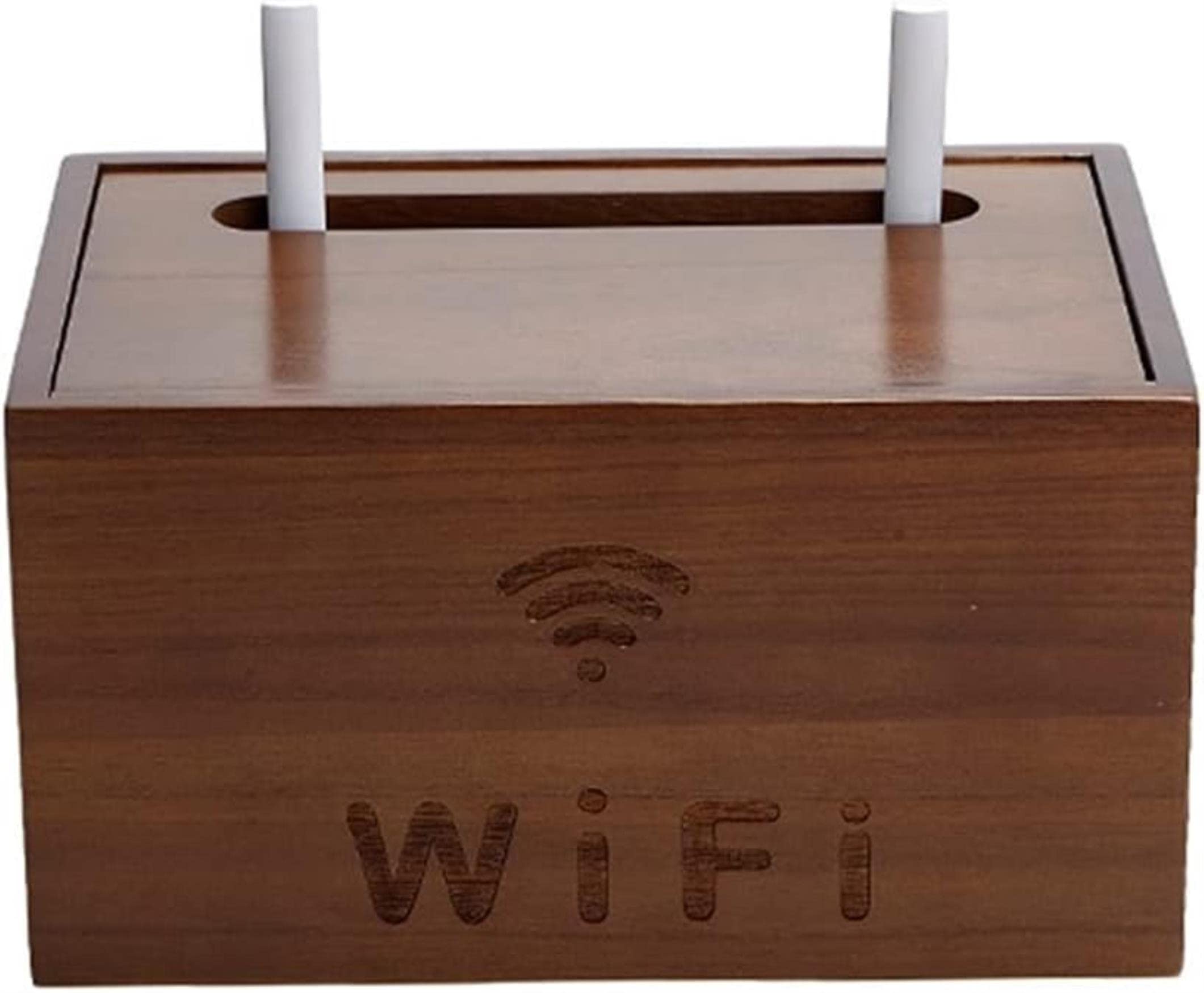 Boîte de rangement routeur WiFi pour un salon design sans fils
