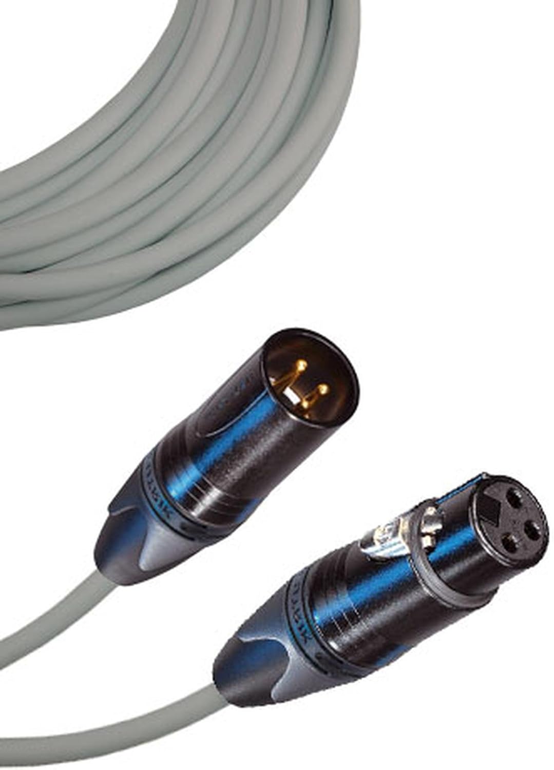 Male to Female XLR Cable with Neutrik NC3 Connectors and Premium 20ga wire - 25: FT long: Orange