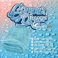 Nuke Guys Gamma Dryer XXL | Ultra saugstarkes Trockentuch 1400 GSM blau 50x80cm | Fusselfrei, abgerundete sanfte Fasern, kratzerfrei, extra groß | Premium Mikrofasertuch für Auto Motorrad Fahrrad – Ansicht 2