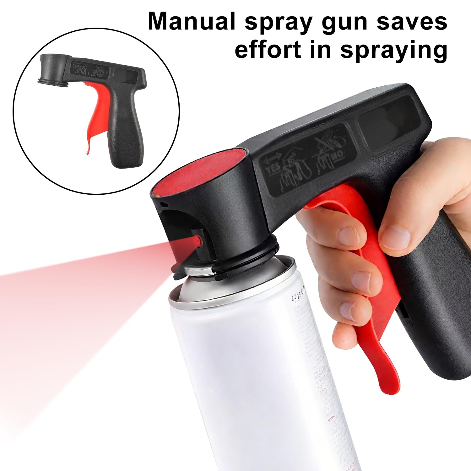 2-Pack Spray Can Trigger Grip Handle – Comfortable Spray Tool, Precision Control for Paint, Cleaning, and DIY Projects — view 5