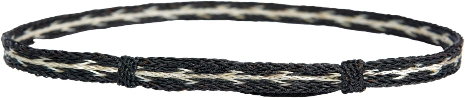 Gamboa - Genuine Panama Hat Band - Horsehair Band - Adjustable Size - Black