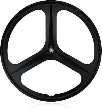 700C Fixed Gear Bike Wheelset Mag Wheel V Brake Front Rear 100/120MM Rim 3 Spokes 27 Mm Width